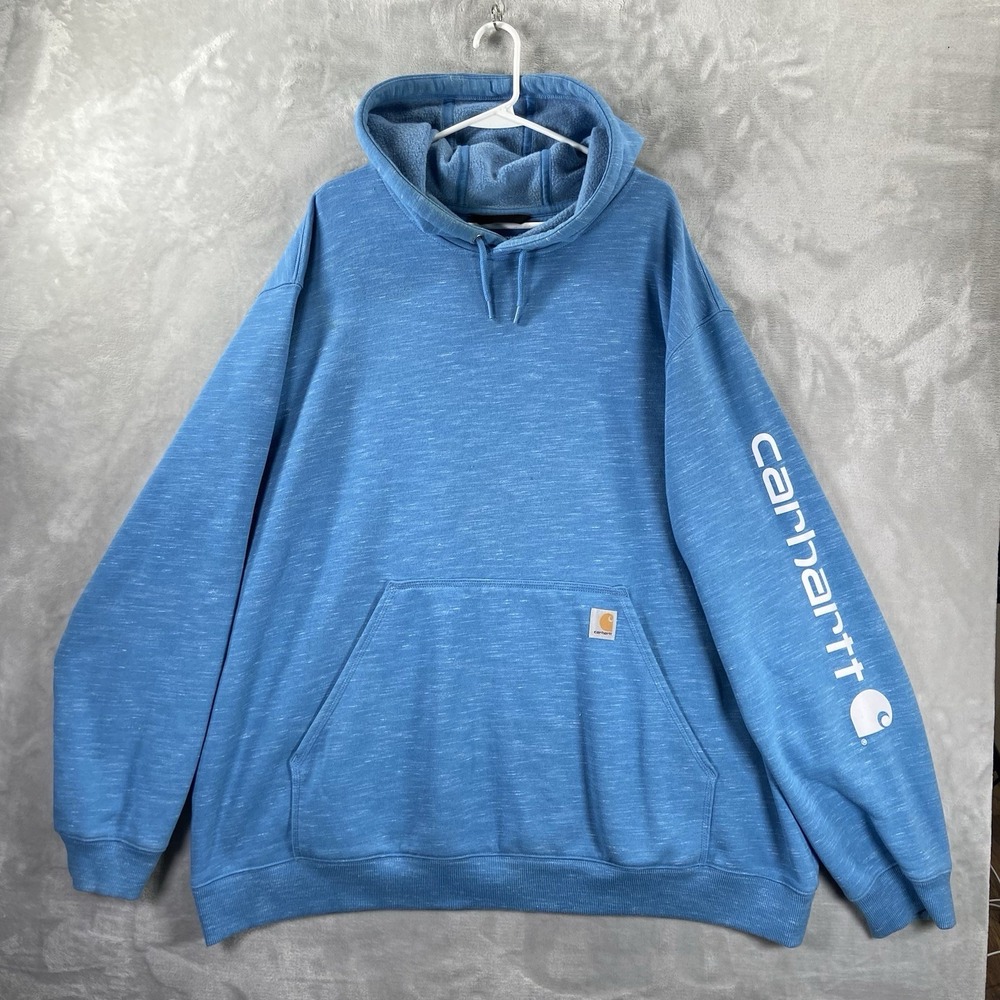 Carhartt Hoodie men's 3XL Pullover Sweatshirt Loose Fit Logo Graphic Midweight